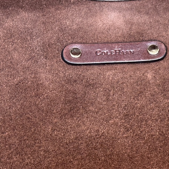 Cole Haan Brown Suede and Leather Purse - Picture 13 of 14